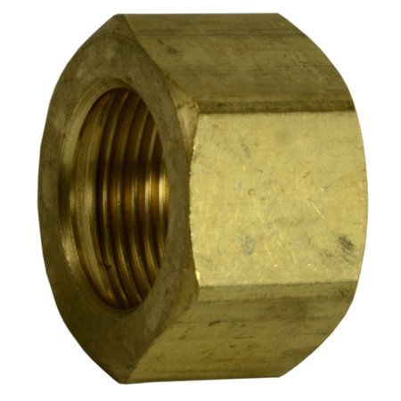 MIDWEST FASTENER 3/4" Brass Compression Nuts 4PK 35691